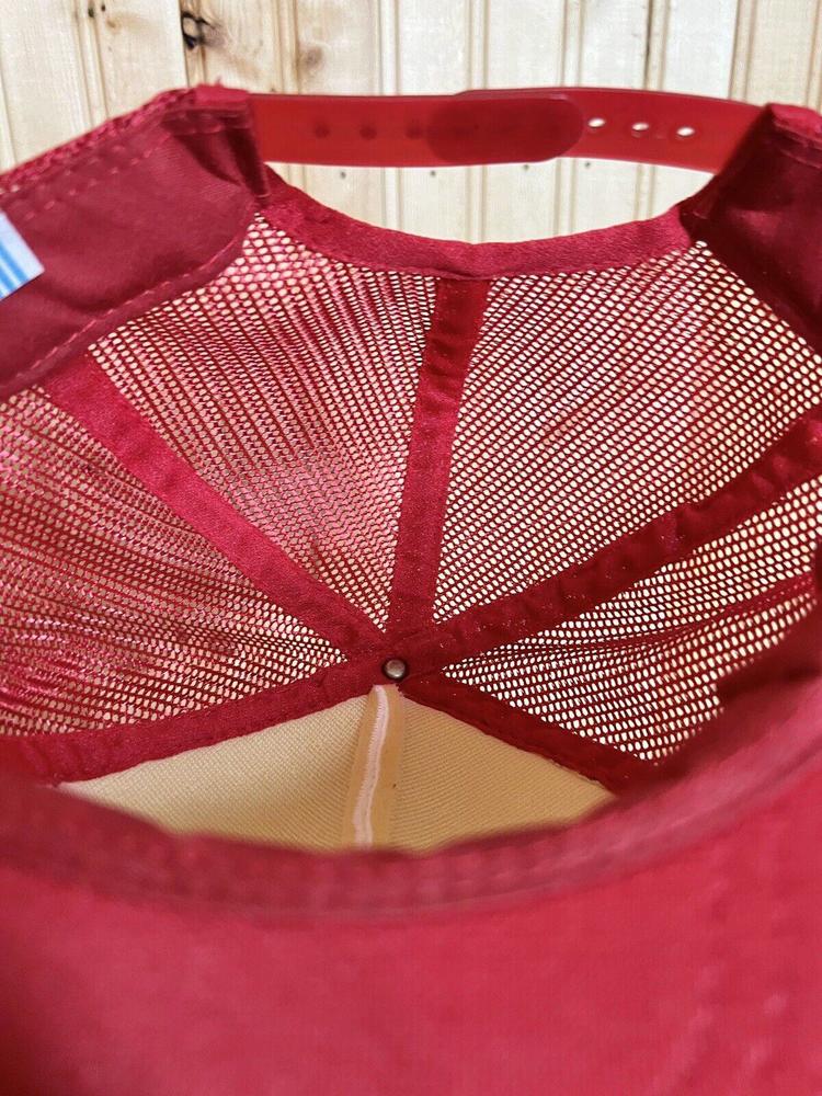 Vintage Trucker Hat 1980s Reed Lumber Company  Builder Mart Snapback Trucker Hat - Picture 10 of 12